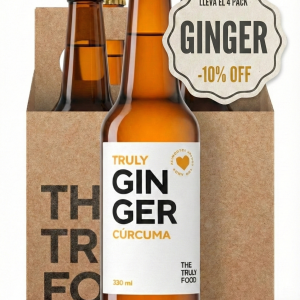4-Pack Ginger Beer Cúrcuma 330ml
